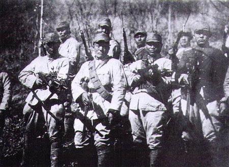 杨靖宇领导的东北抗日联军一部