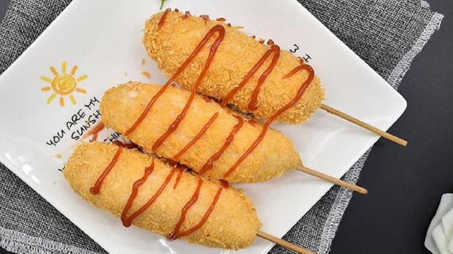 芝士热狗棒,做法简单,学会了孩子有口福了