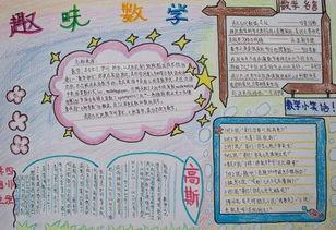 九章算术中图形面积推导方法手抄报学习方法手抄报