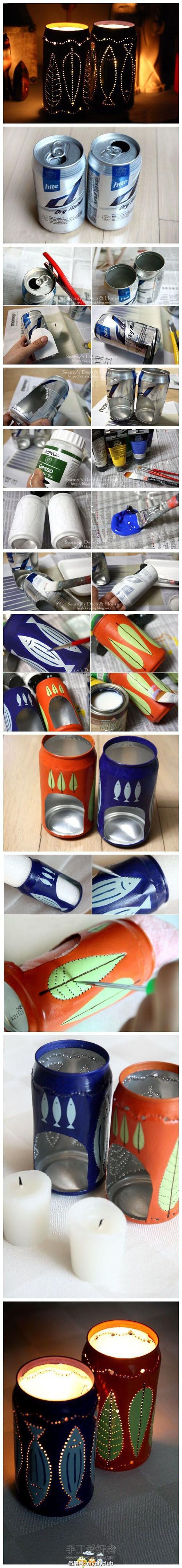 易拉罐小制作(儿童易拉罐手工大全)