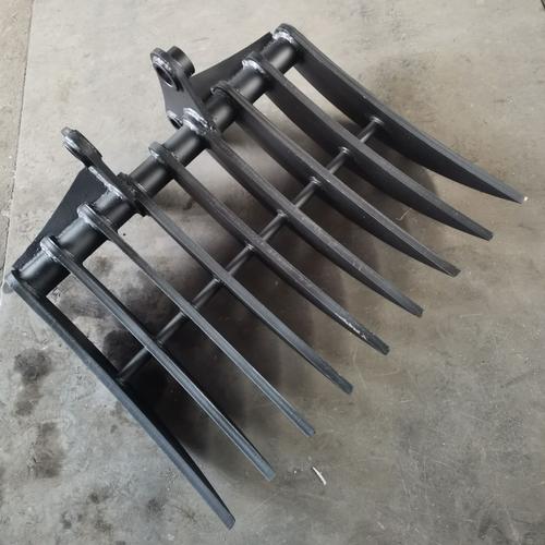 华山挖掘机属具耙子 翻地松土用耙子 开荒耙子 挖掘机