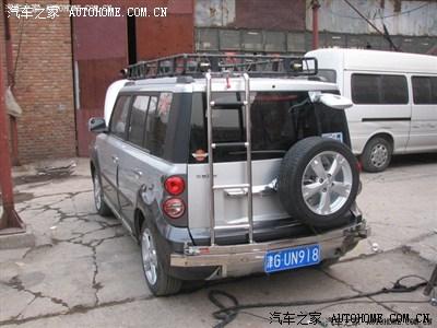 【图】把备胎改成这样,大伙觉着怎么样?_长城m2论坛