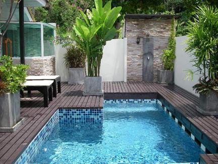 家庭游泳池图片