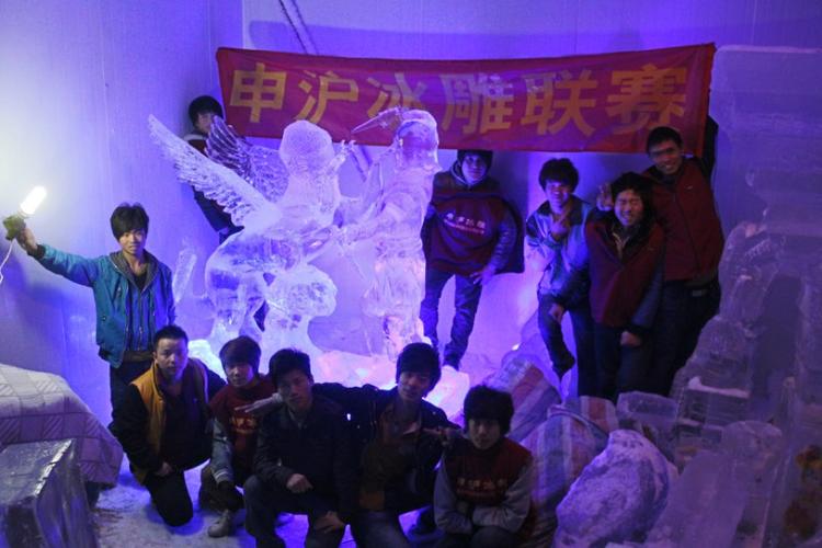 冰雪节活动现场-申沪冰雕申沪冰雕