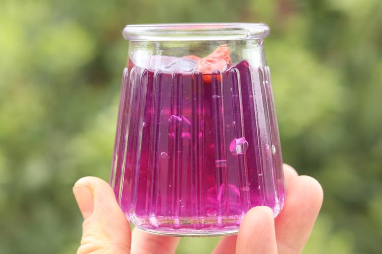 蝶豆花冰粉