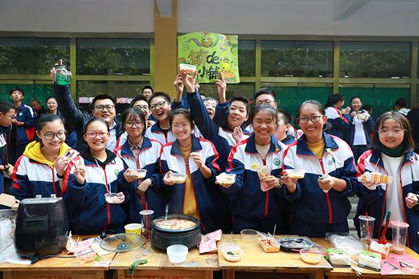 食安天下,悦动青春——昌乐二中举办第十六届体育美食节