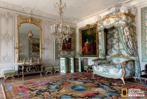 一组法国凡尔赛宫的内部画面