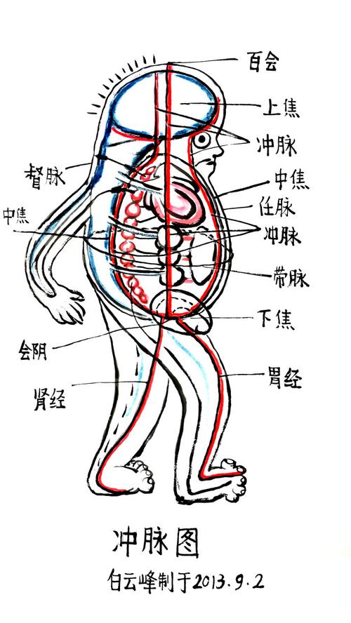 [转载]三焦,冲脉,中气要点通说——附:心神如何感知与应激反应