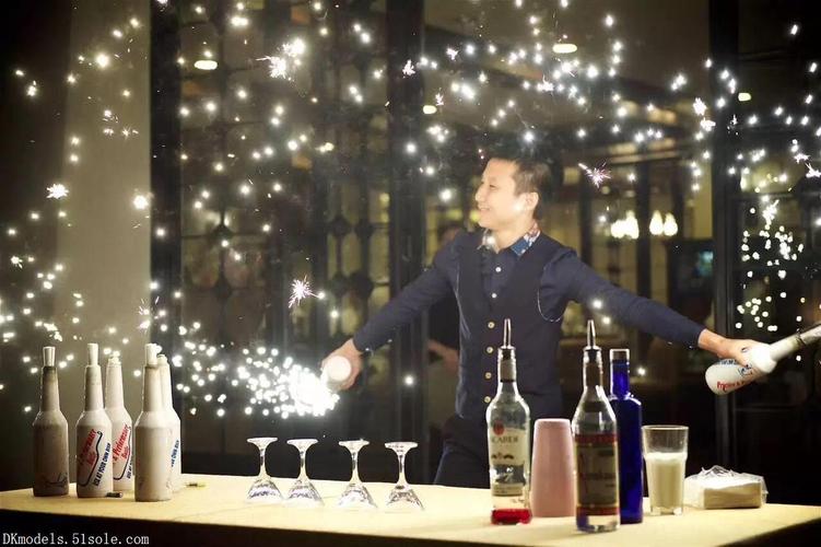 澳门花式冷烟花表演一手调酒师资源