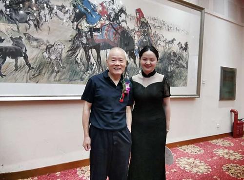 著名画家李小可与艺术总监婉婷