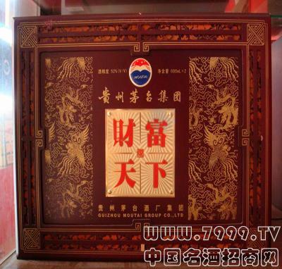 茅台财富天下广进财礼盒700ml