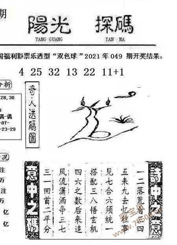 双色球2021050期阳光探码图文版 最新彩民乐
