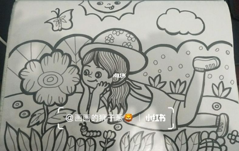 幼师主题简笔画分享:《春天的美好》_简笔画_幼师_春天去哪玩_文化