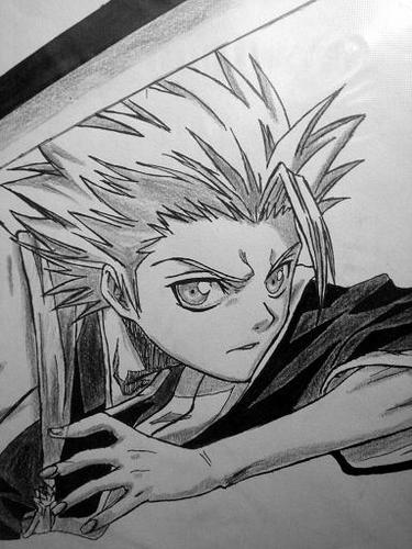 帅气的动漫素描图(带图)