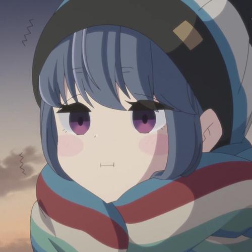 动漫头像漫头女头自截摇曳露营