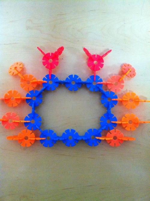 雪花片建构《小螃蟹》