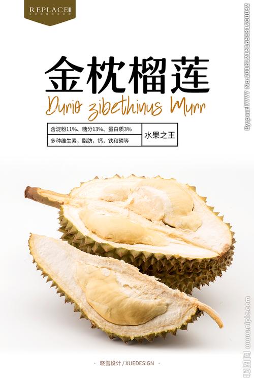 金枕榴莲海报设计图__海报设计_广告设计_设计图库_昵图网nipic.com