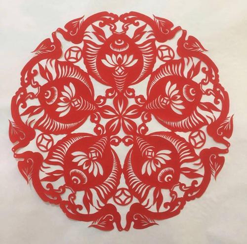 【民间艺术】乔绍升剪纸团花作品