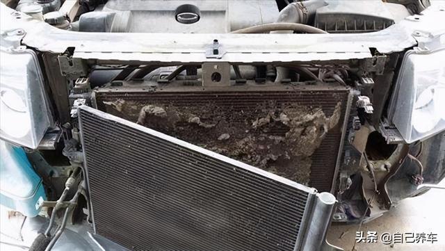 慢慢地就会堵塞一个个的小小的透气孔,导致散热效率低下,水箱散热差了