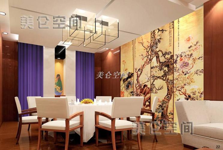 饭店包房背景墙