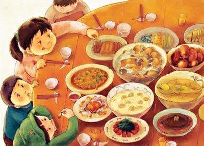 年三十晚上年夜饭你们都几点开饭?每年必上的主菜是什么?