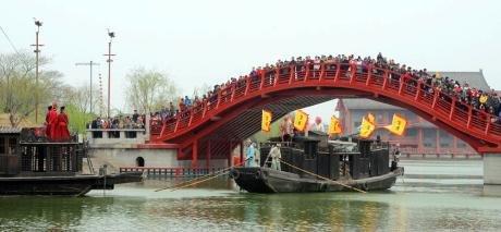 开封现北宋皇城虹桥景观 文商旅协调发展