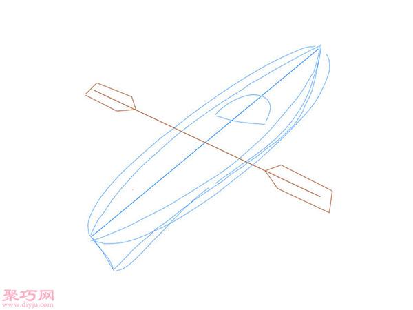 独木舟画法教程教你怎么画船