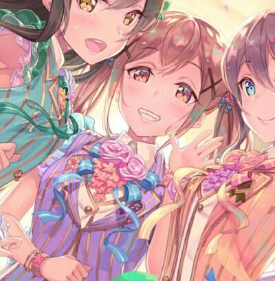 酷酷的闺蜜三人头像动漫