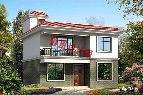 农村自建二层平顶楼房图片大全,布局实用造价低