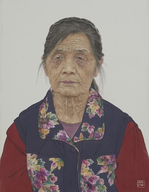 "叶华"工笔画人物肖像系列部分作品欣赏 - 国画 - 书法家画家网