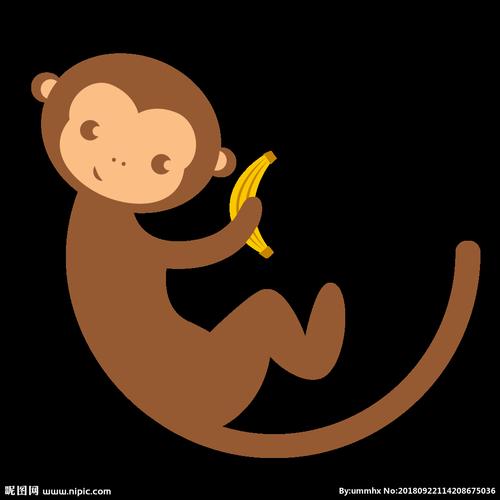 透明底猴子图片