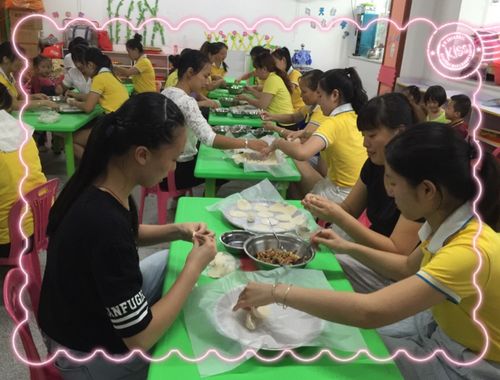 金霞幼儿园庆祝第32个教师节之包饺子pk赛