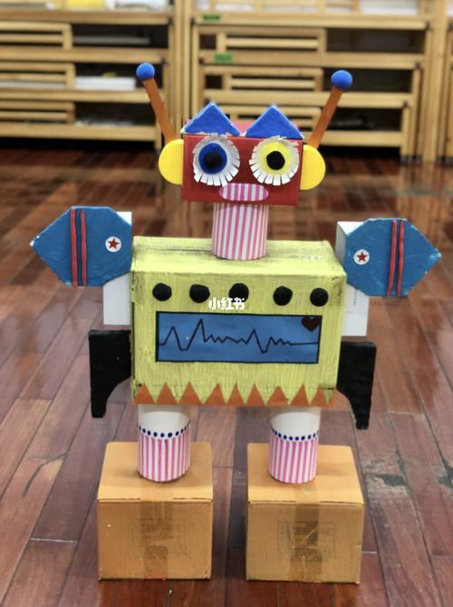 创意手工|旧纸箱94改造|机器人合集0615_手工制作_碧沙岗公园