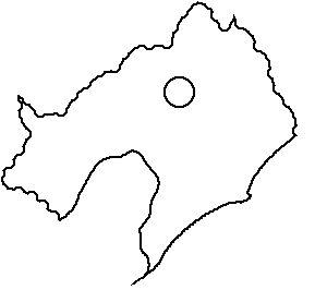 中国省级行政区轮廓辨认图