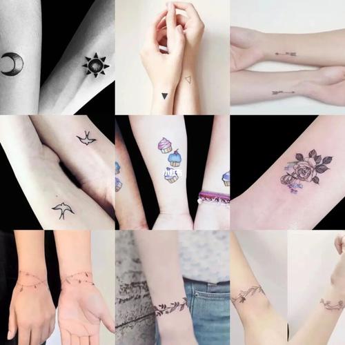 手腕纹身适合女孩子的手腕纹身素材圸鈨刺青_纹身_纹身素材_刺青_童鞋