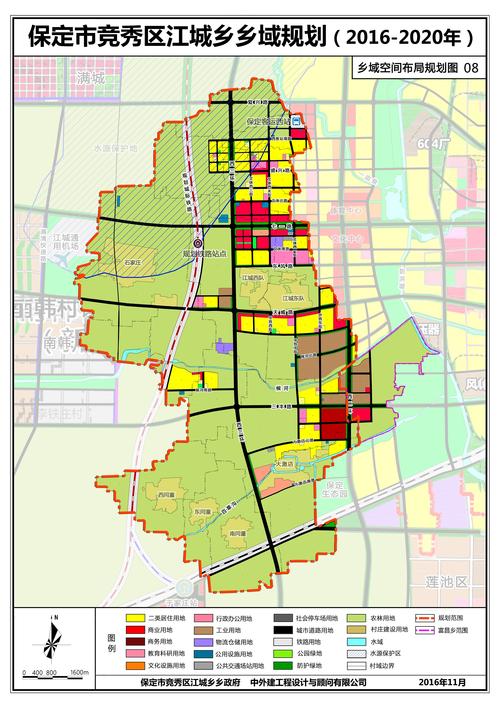 保定规划局发布竞秀区江城乡,南奇乡最新规划(草案)
