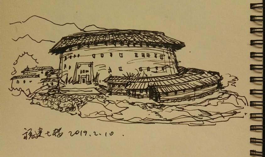 永定土楼速写