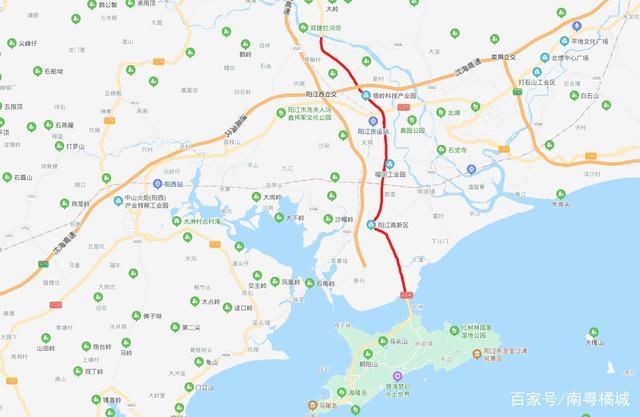 广东阳江国道g234线改扩建工程,路线全长32.3公里,双向六车道