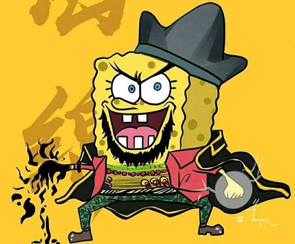 航海王:海绵宝宝版"四皇",章鱼哥饰演红发,海绵宝宝是