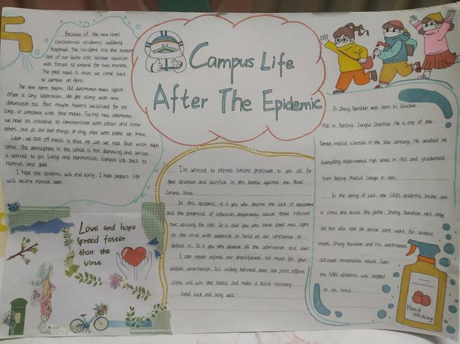 —2020年海口市琼山中学第二届英语文化节(高一专场)手抄报优秀作品集