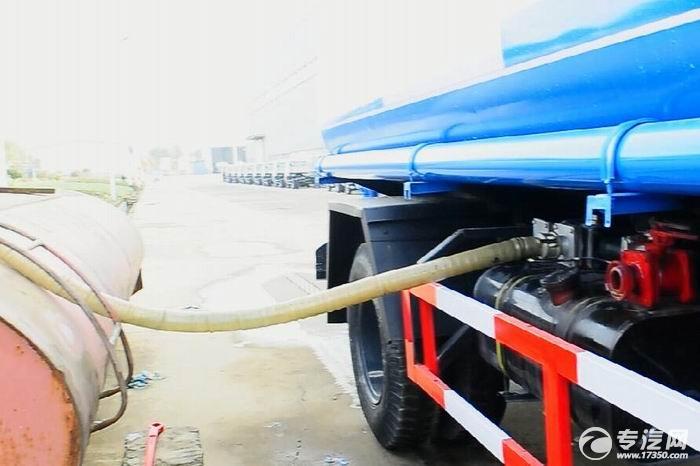 洒水车吸水/喷洒作业操作方法图解