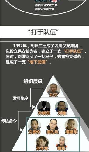 图解刘汉涉黑组织关系网(图)