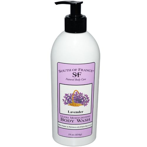 south of france, ultra moisturizing body wash, lavender, 16 oz