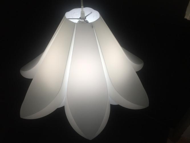 照明灯罩百合花型莲花吊灯灯罩加工定制diy自行组装灯罩