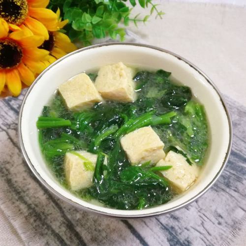菠菜豆腐汤