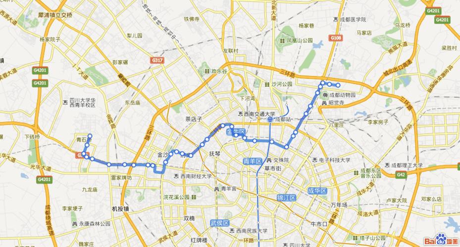 想知道: 成都市 32路公交车怎么走具体路线 在哪