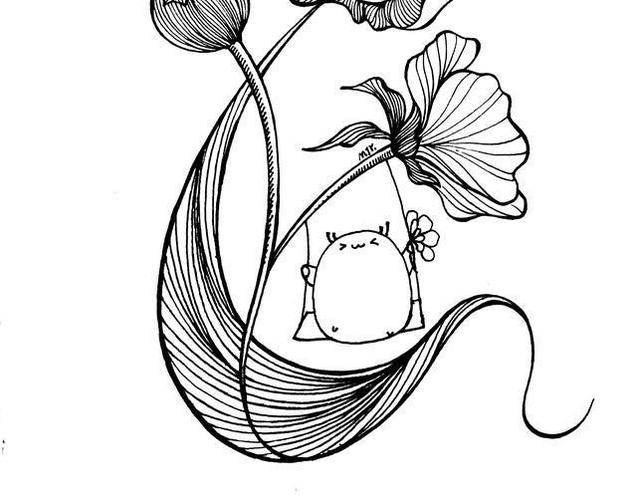 手把手教你画,简单的线条好看的画