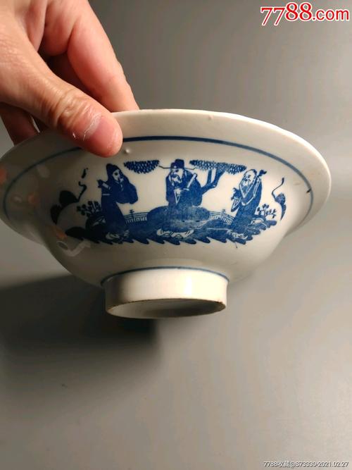 山东罗庄镇制三星大碗一只2