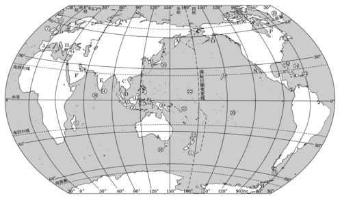 高中地理地图 世界主要半岛,岛屿及群岛分布图