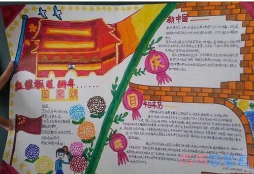 给大家准备的是关于欢度国庆节的手抄报模版图,那么我们应该怎么来画